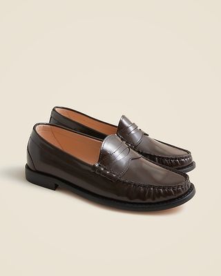 New Winona Penny Loafers in Italian Spazzolato Leather