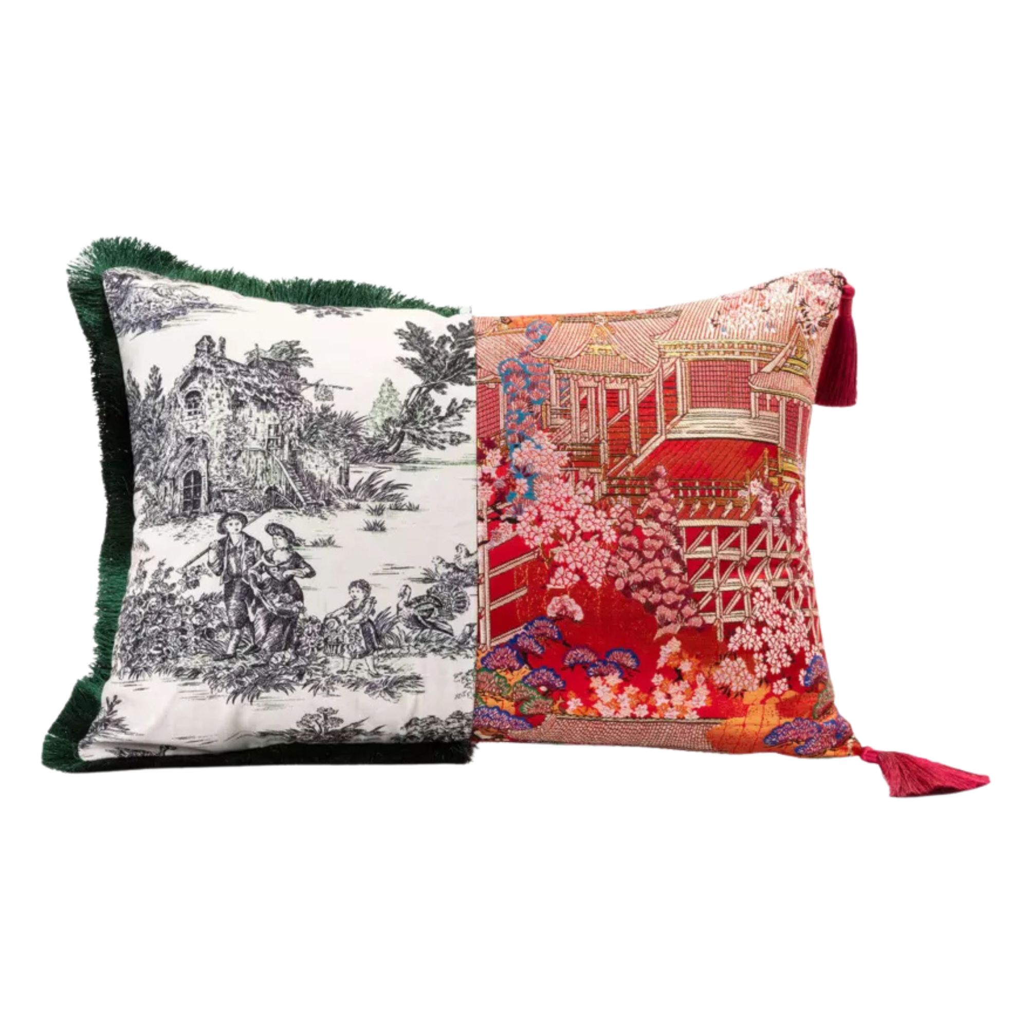 SELETTI, Pirra Hybrid Cotton-Blend Cushion 50cm X 35cm