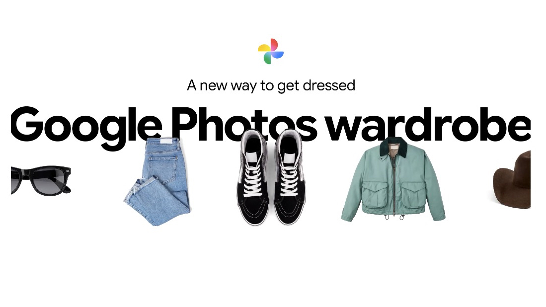 A Google Photos wardrobe advert