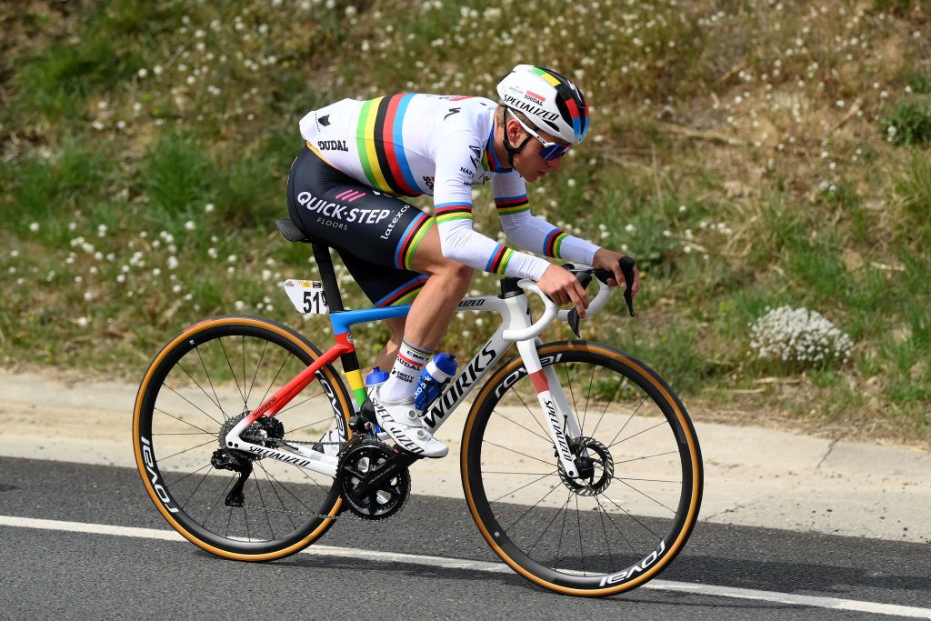 Remco Evenepoel (Soudal-QuickStep) during stage 2 of the 2023 Volta Ciclista a Catalunya 