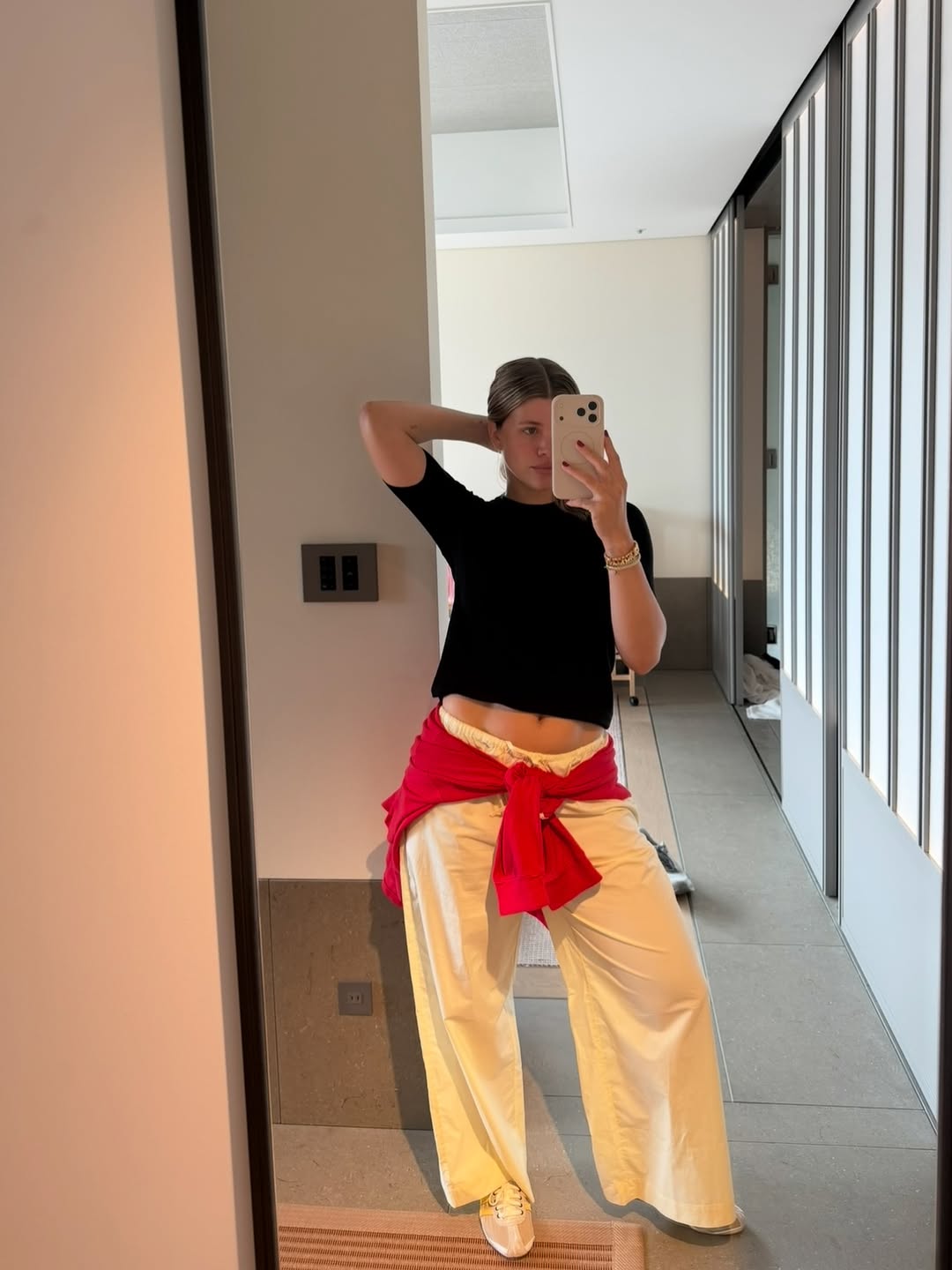Sofia Richie Grainge wore Adidas Tokyo sneakers instead of Sambas in Tokyo