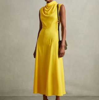 Reiss yellow dress