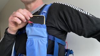 Nathan TrailMix 2.0 12L Hydration Pack with an Iphone