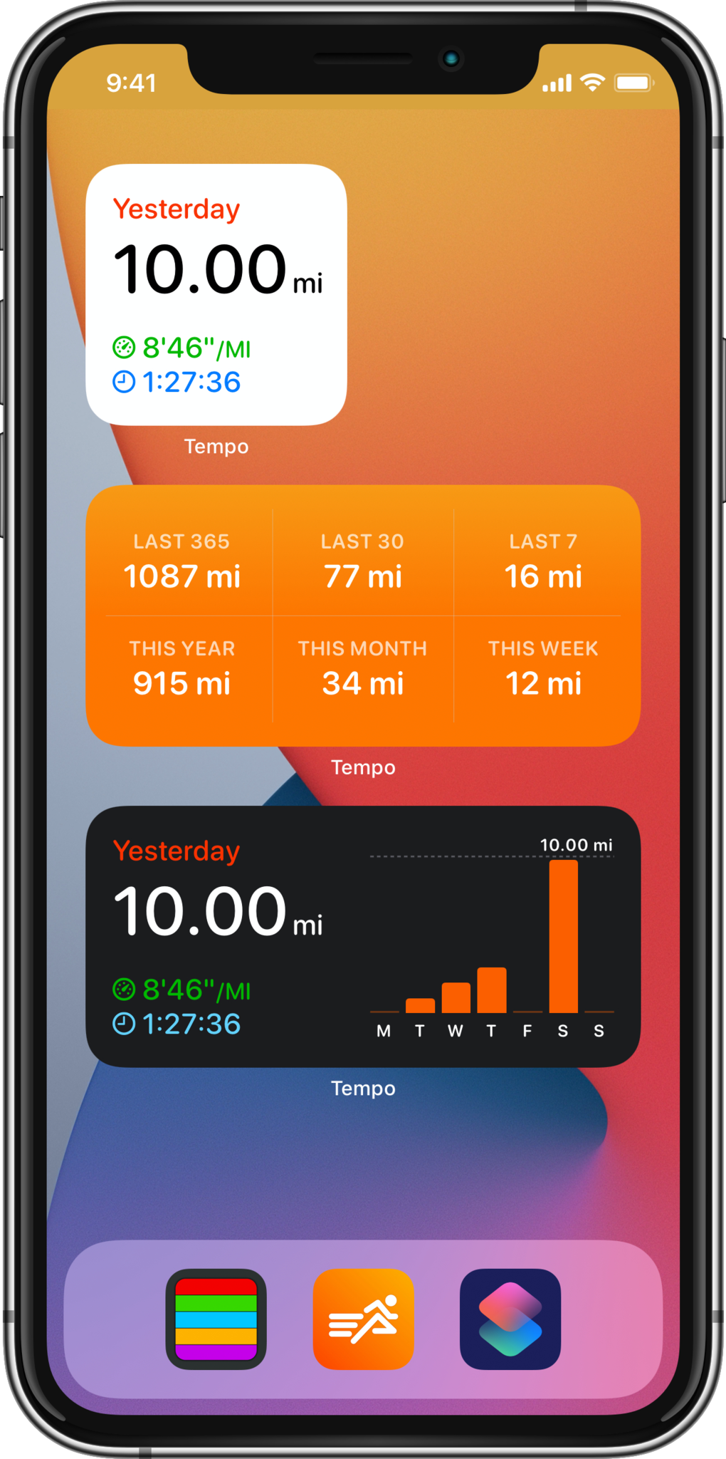 Tempo Widgets