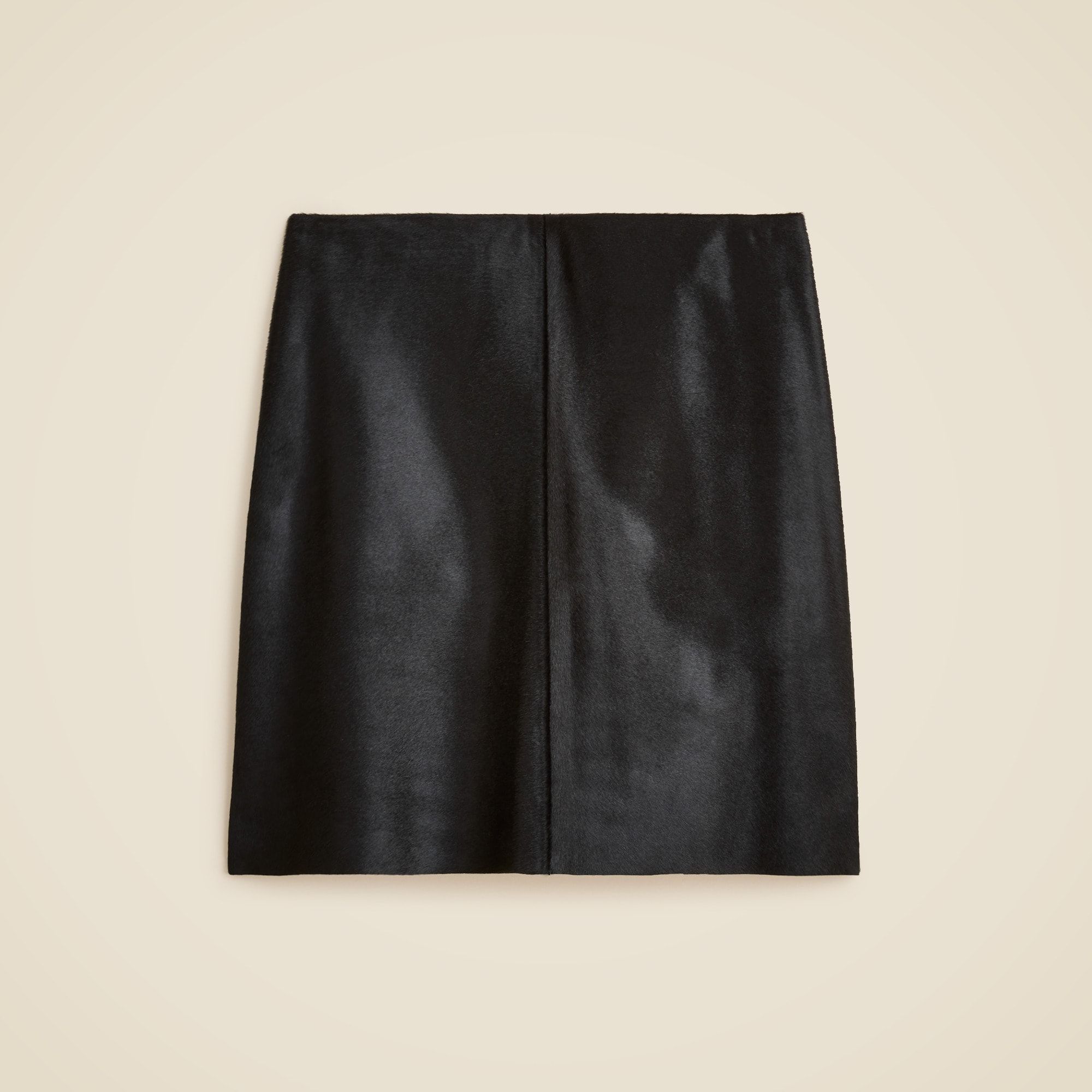 Collection Seamed Circle Skirt in Calf Hair