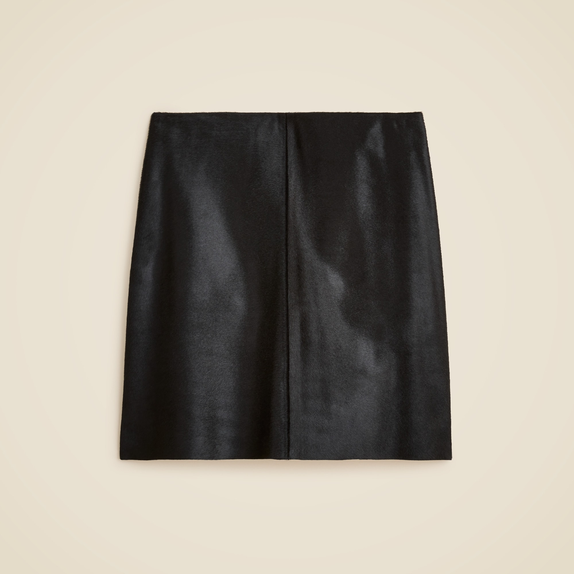 Collection Seamed Circle Skirt in Calf Hair