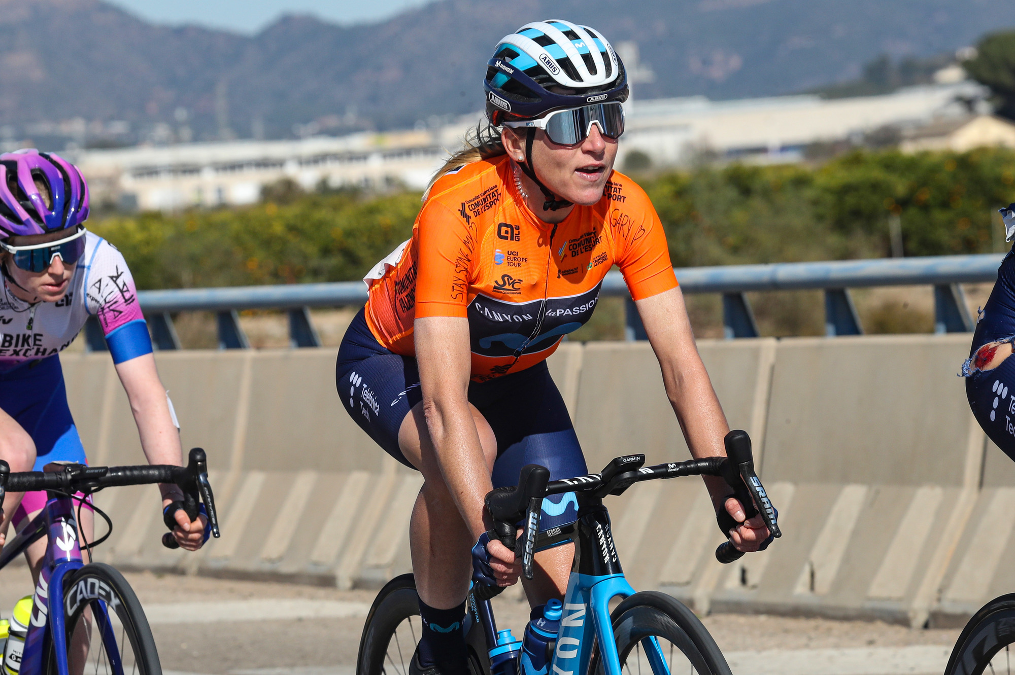 Volta Comunitat Valenciana Femines 2022 - 6th Edition - 4th stage Sagunt - Valencia 118 km - 20/02/2022 - Annemiek Van Vleuten (NED - Movistar Team) - photo Gomez/SprintCyclingAgency©2022