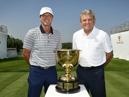 Presidents Cup captains Steve Stricker and Nick Price