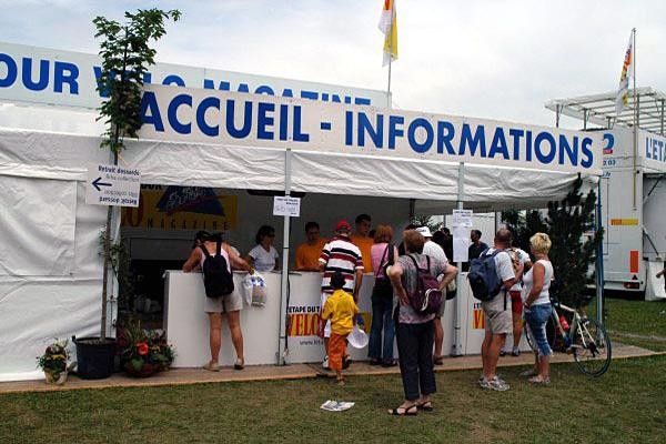 Information at the start village.