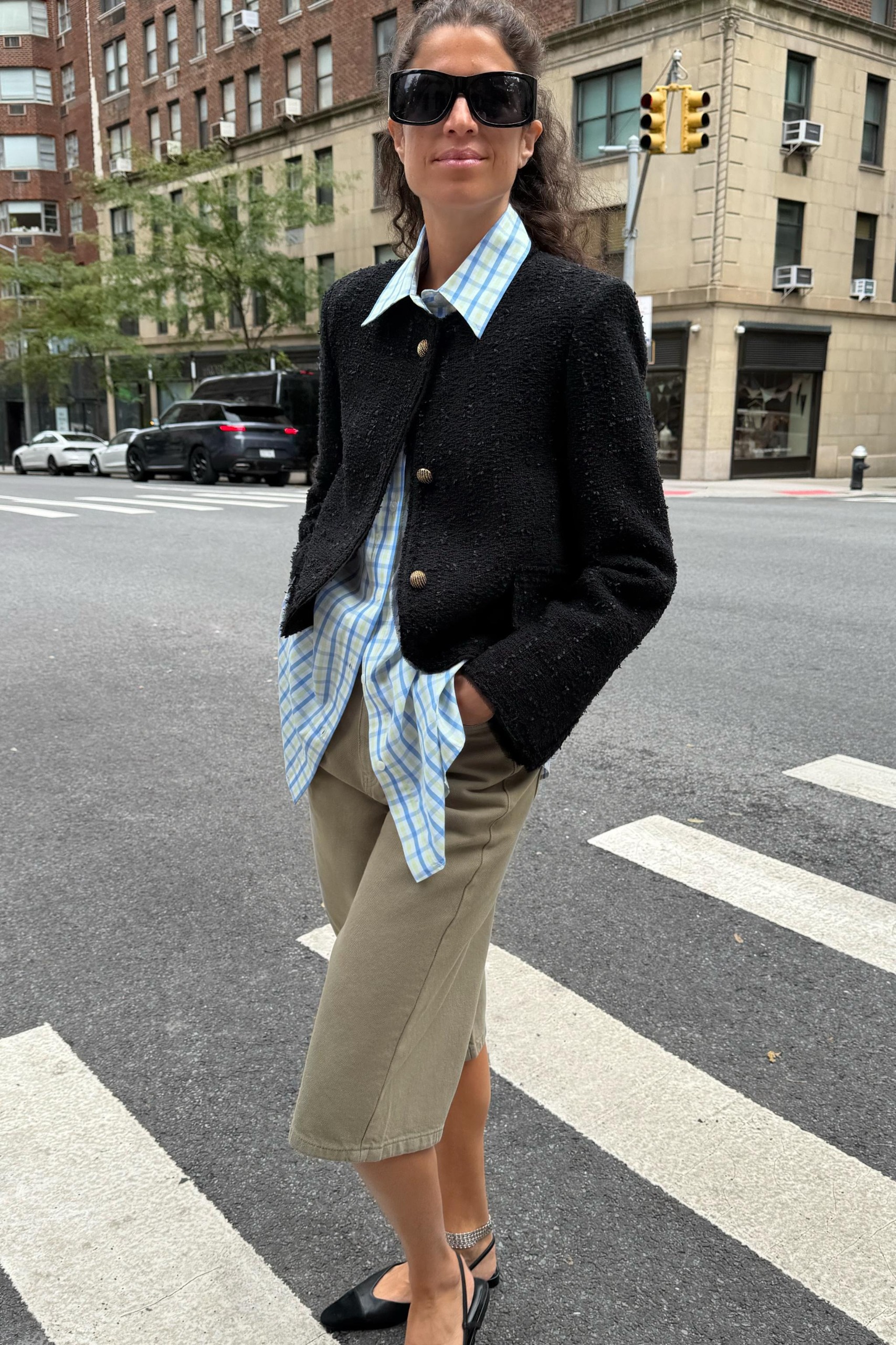 ZARA, Zw Collection Embossed Button Blazer