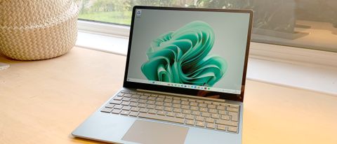 Microsoft surface laptop Go 3 full view open