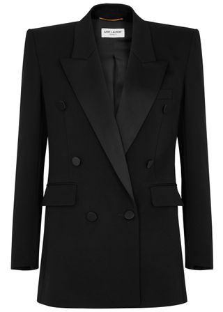 Double-Breasted Wool Blazer