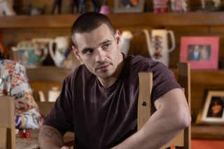 Abe Fielding has a proposition for girlfriend Cleo in Hollyoaks.