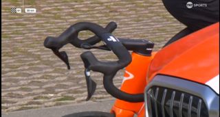 Pinarello responds after Filippo Ganna's handlebar snaps mid race