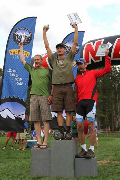 Masters podium at the Breckenridge 100