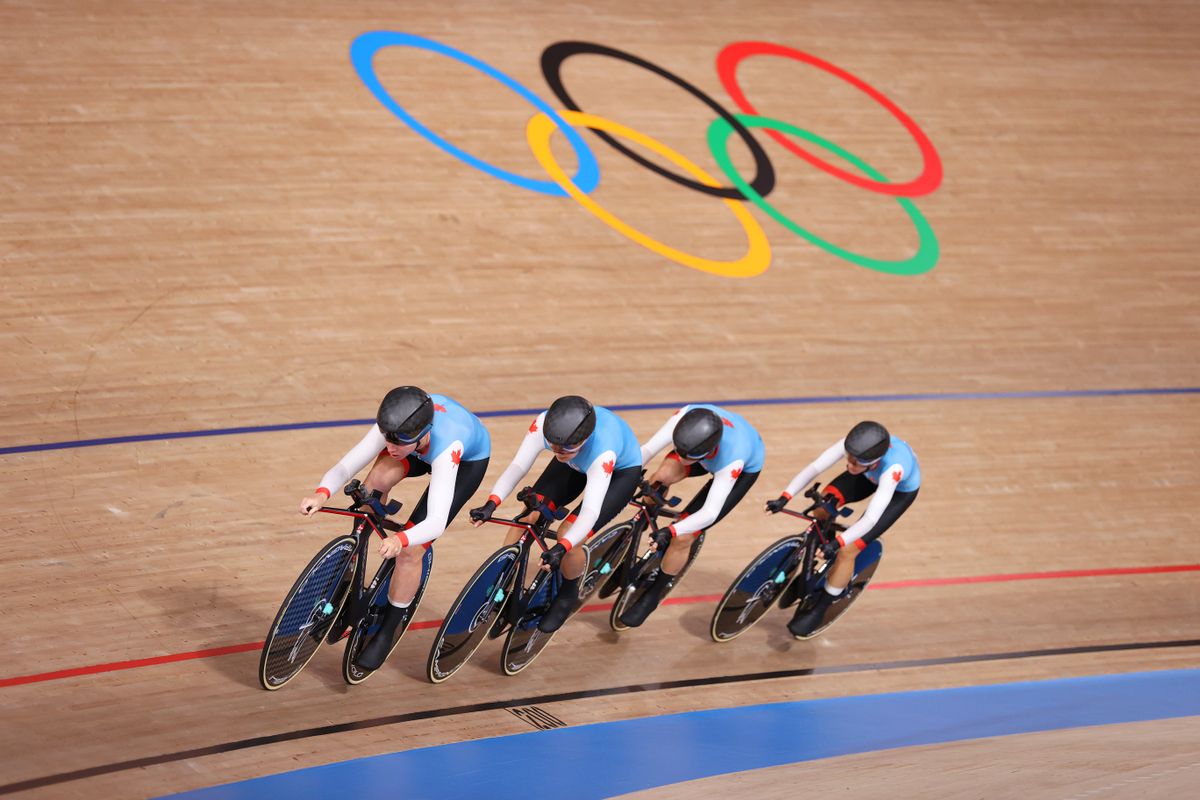 Women's Team Pursuit qualifying Tokyo Olympics 2021