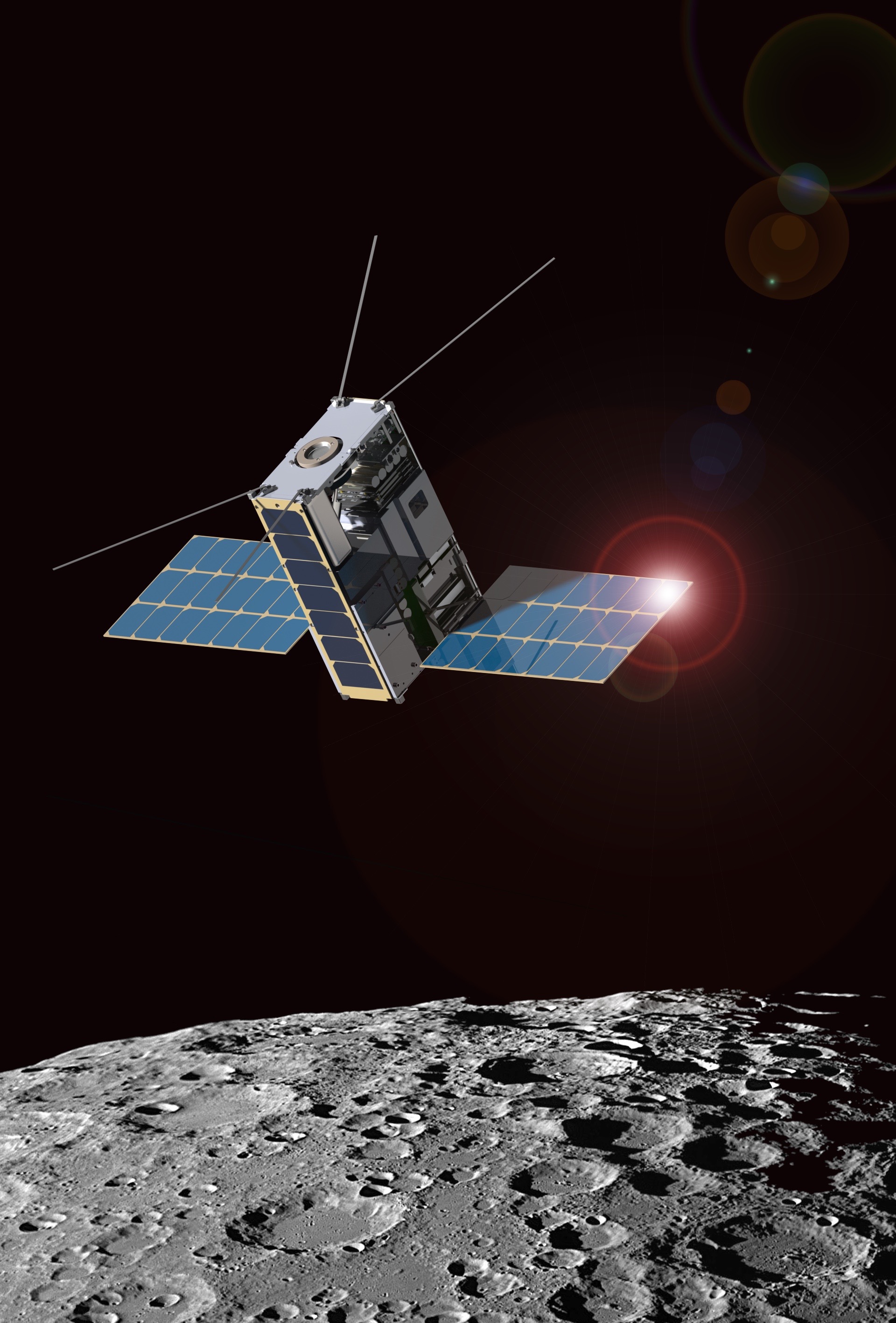 Lunar IceCube: Artist&#039;s Concept