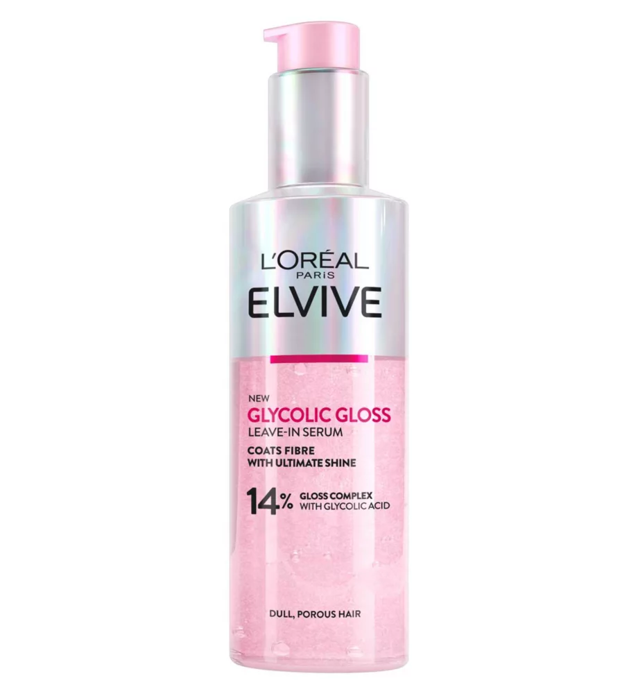L’oréal Paris Elvive Glycolic Gloss Leave-In Serum for Dull Hair 150ml