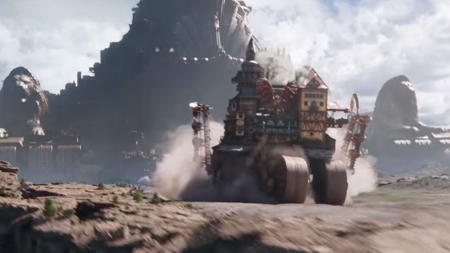 A city chasing another city in Mortal Engines