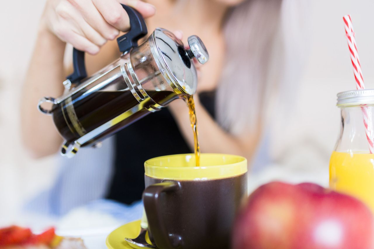 how to use a cafetière: Stainless steel French press