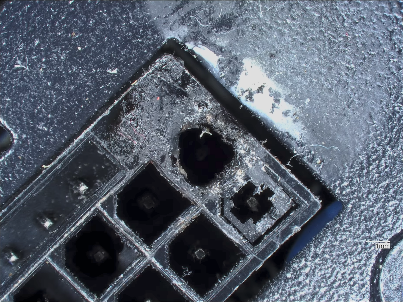Melted connector 1
