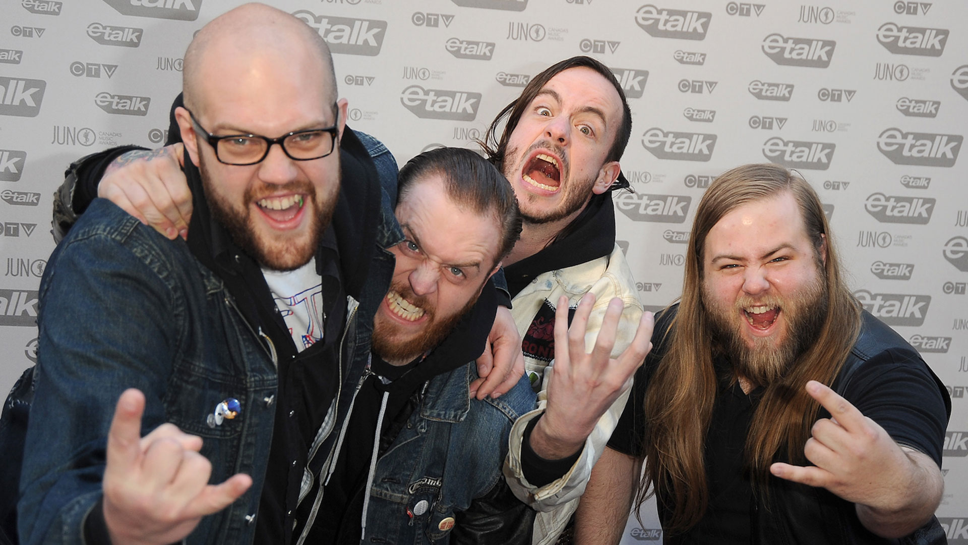 Cancer Bats attend the 2009 Juno Awards at General Motors Place on March 29, 2009 in Vancouver, British Columbia, Canada.