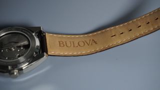 The Bulova Surveyor on a grey background