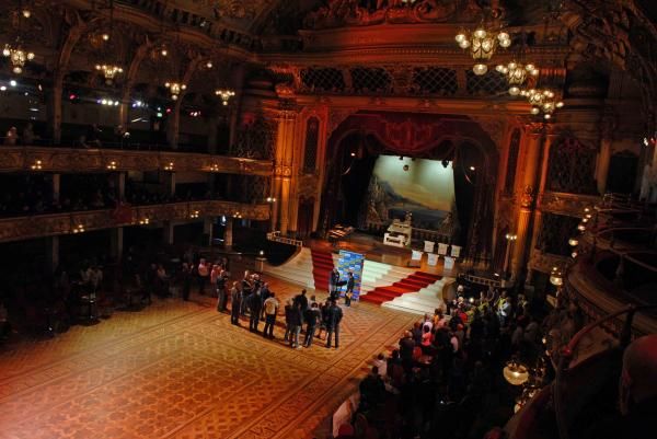 Mark Cavendish in the Tower Ballroom in Blackpool