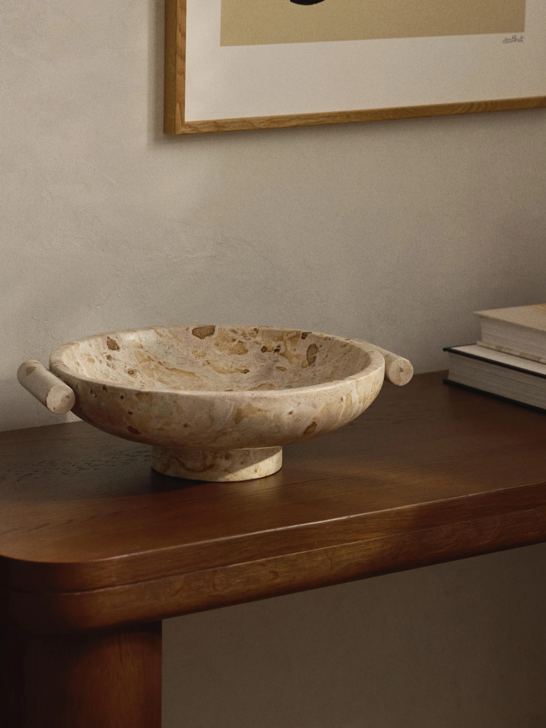 A marble storage bowl from Westwing