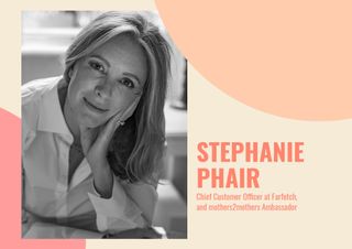 Stephanie Phair, Chief Customer Officer at Farfetch, and mothers2mothers ambassador