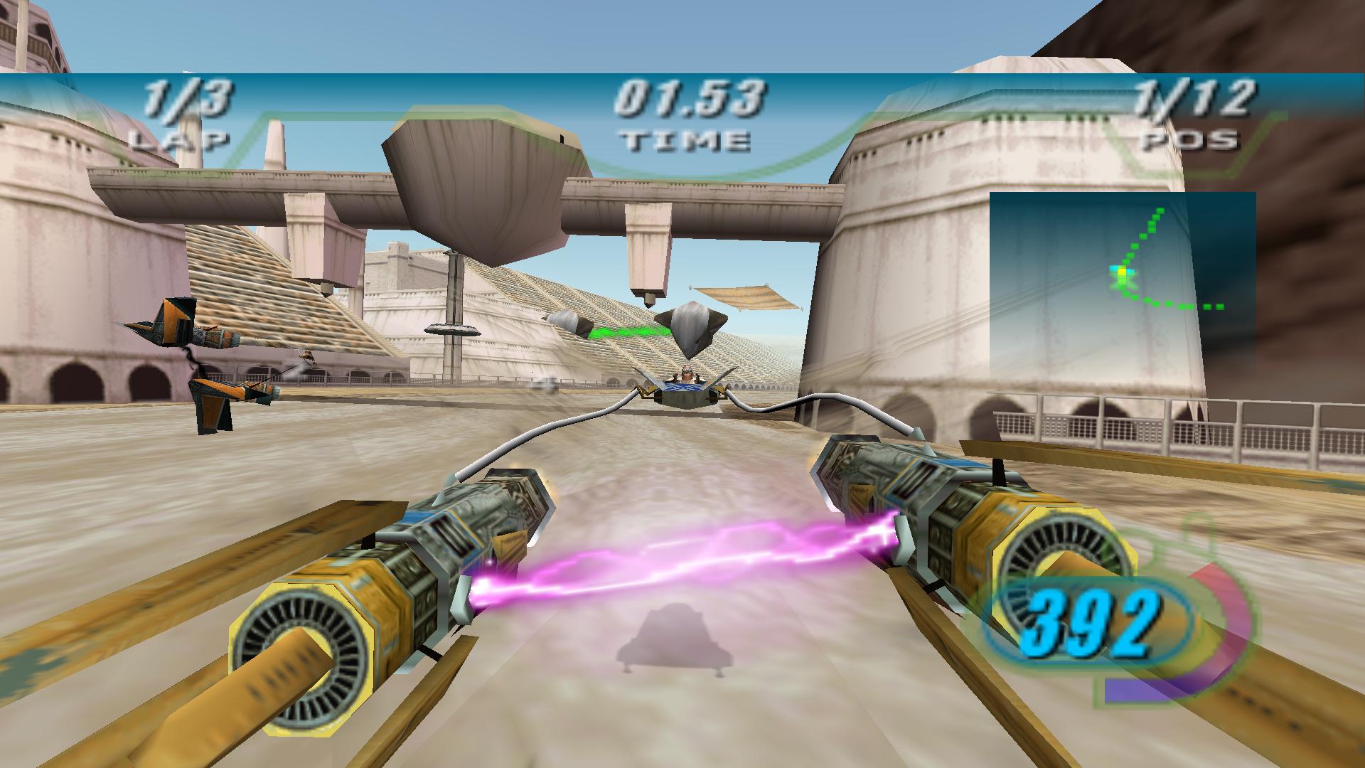 Star Wars Pod Racer on Tatooine