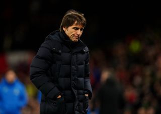 Antonio Conte after defeat to Manchester United