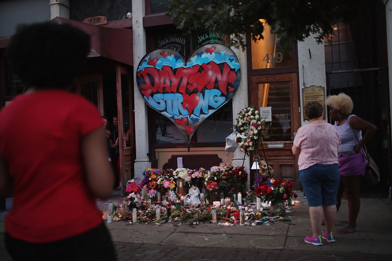 Memorial in Dayton, Ohio.