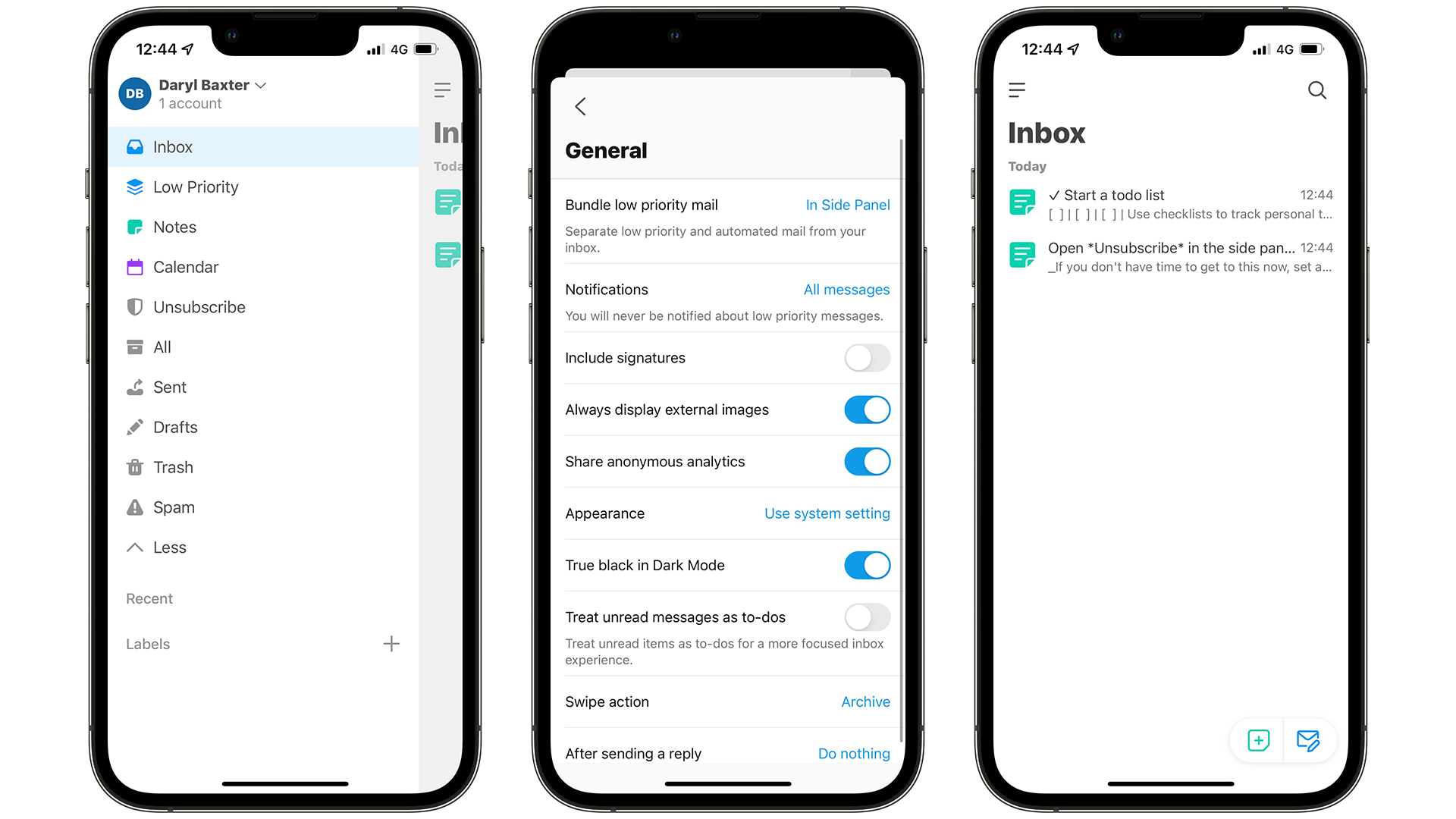 Twobird iOS Mail app