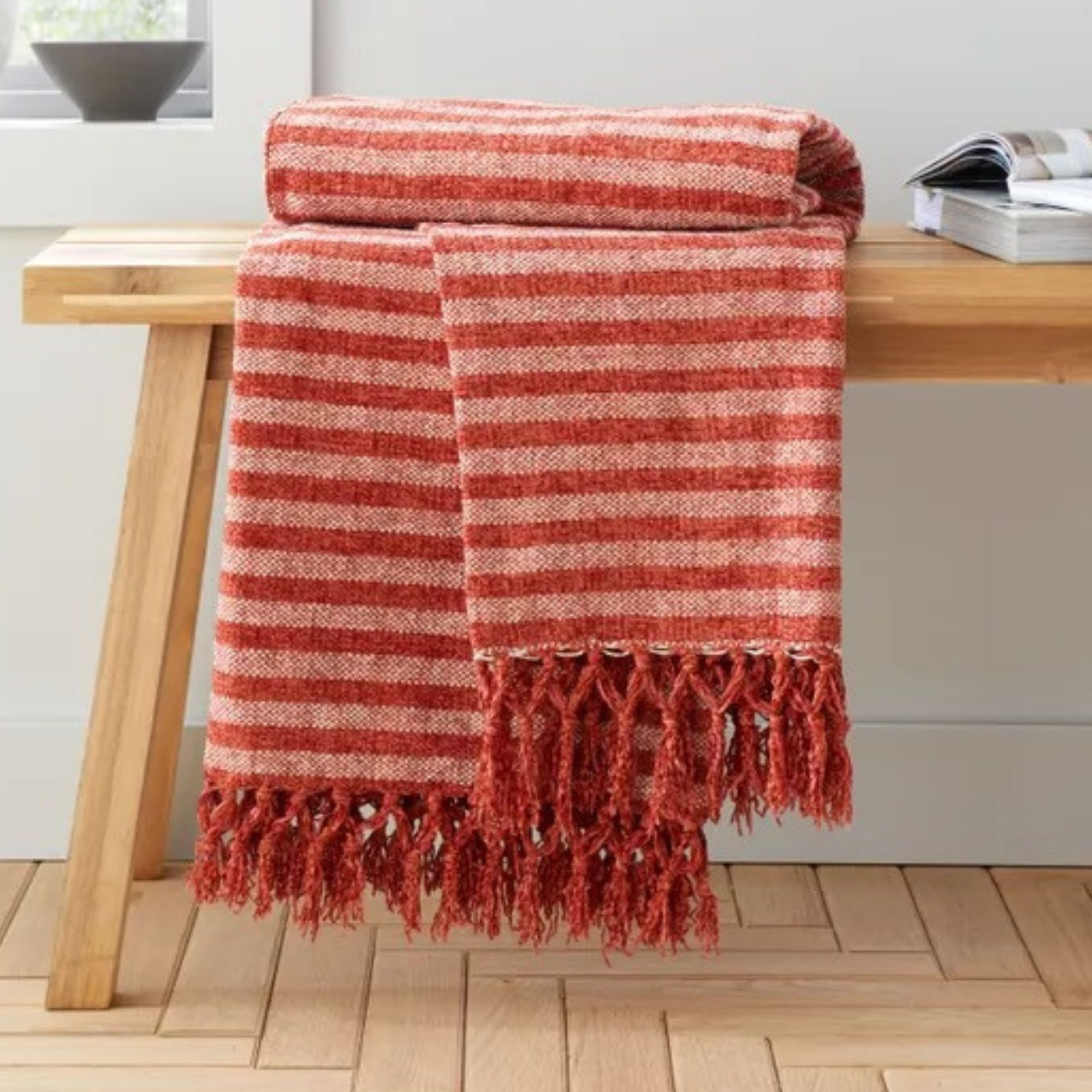 Chenille throw