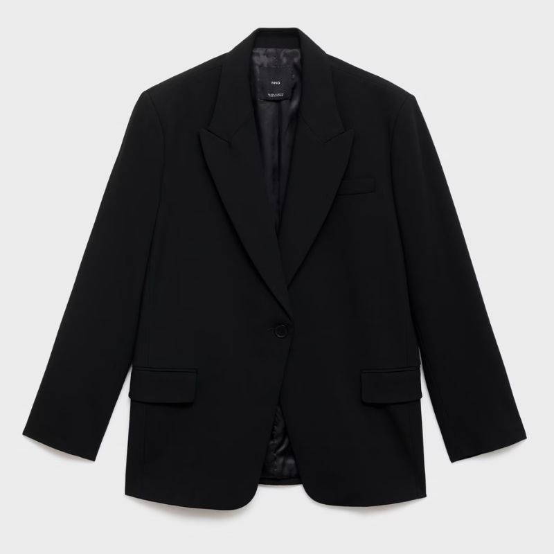 black blazer from Mango