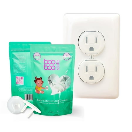 50 Pack Baby Proof Outlet Covers, Transparent, Easy Install, Durable &amp;amp; Safe for Child Safety