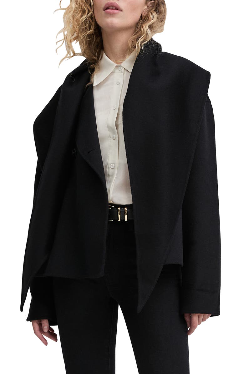 The Jamie Wool Blend Scarf Coat