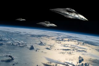 Spaceships over Earth