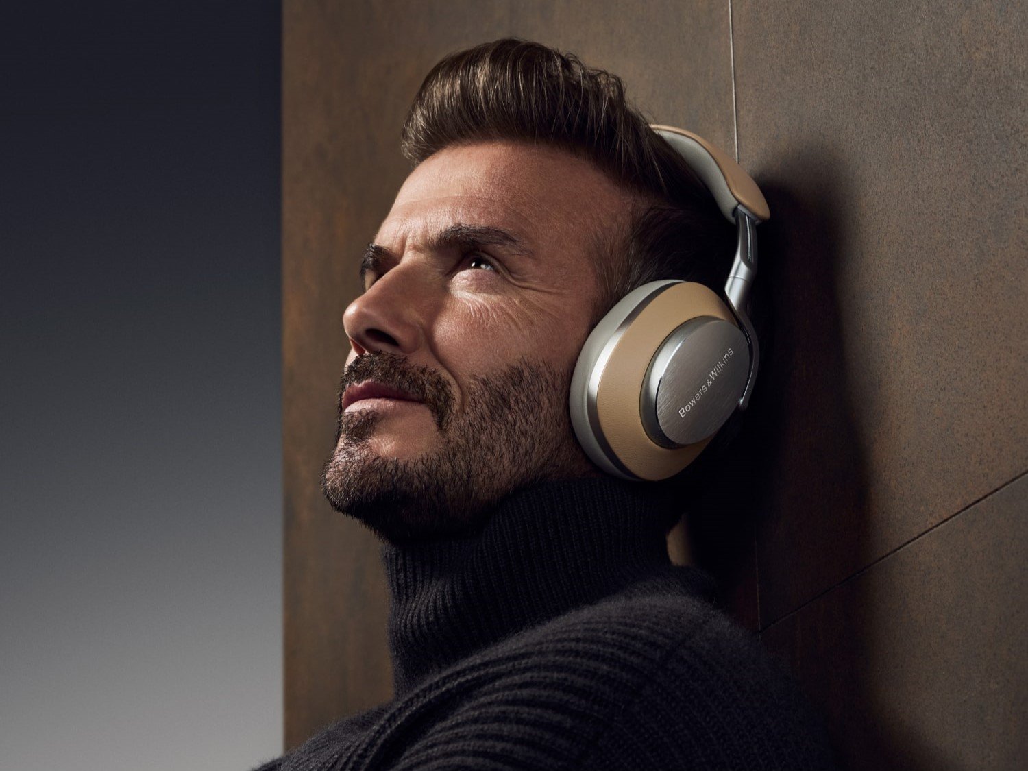 B&amp;amp;W PX8 being worn, for some reason, by David Beckham