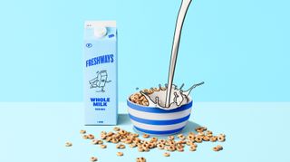 I love the adorable illustrations in this dairy brand’s new identity