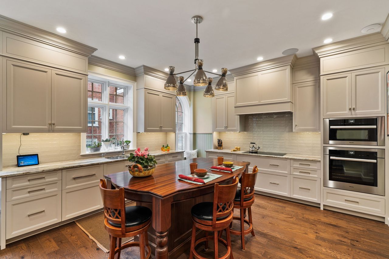 A home for sale on Delancey Place in Philadelphia.