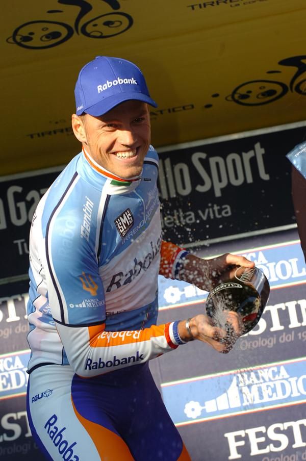 Lars Boom happy to be in the race lead
