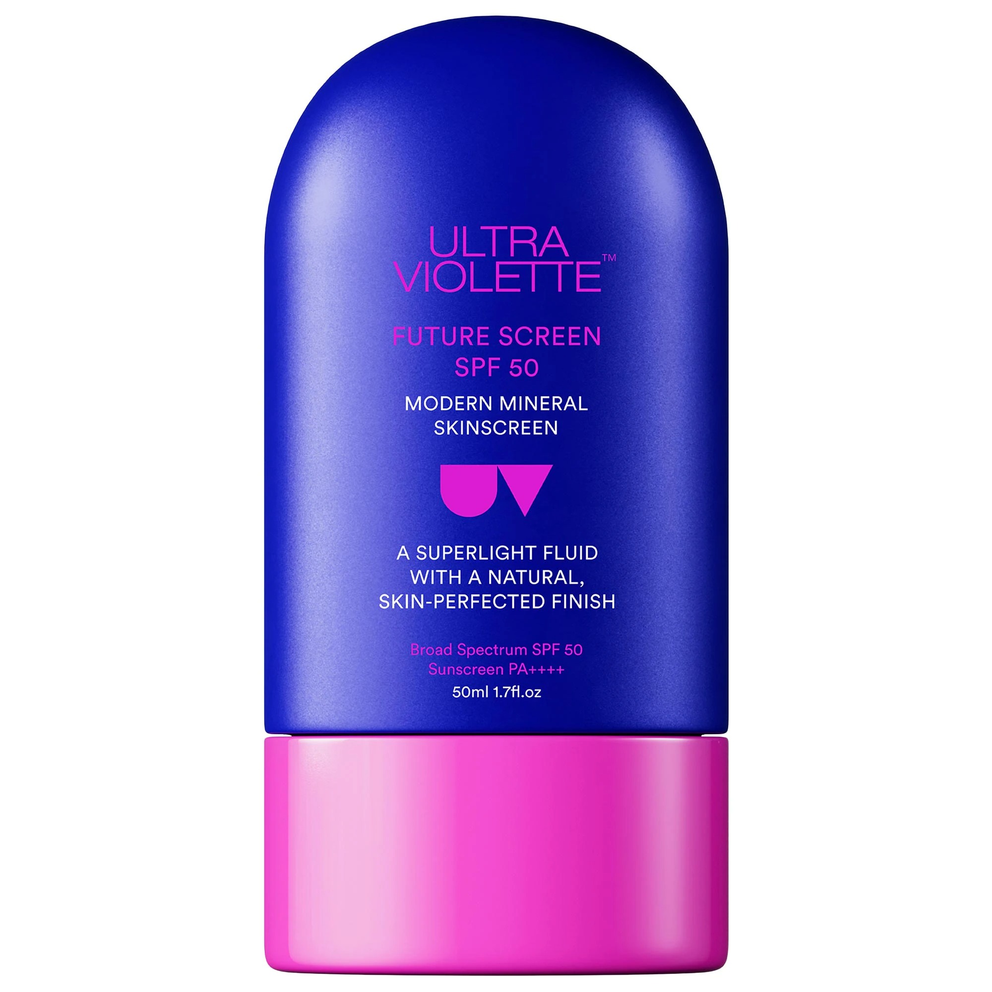 Ultra Violette, Future Screen SPF 50 Mineral Fragrance Free Facial Sunscreen Serum