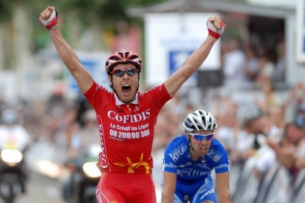 Buffaz beat Cusin to the line and he certainly looks stoked to have done so.