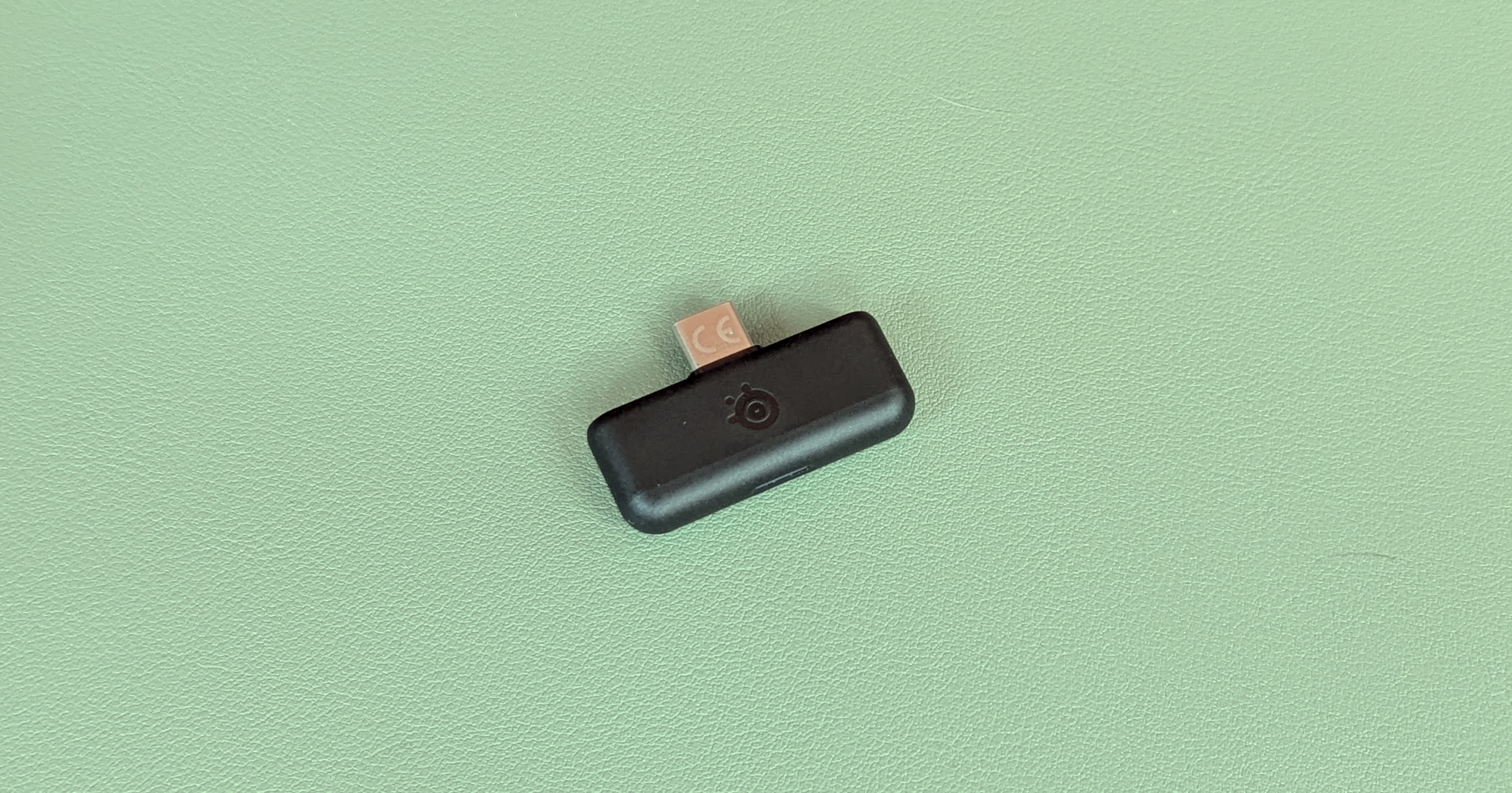 A small black USBC dongle
