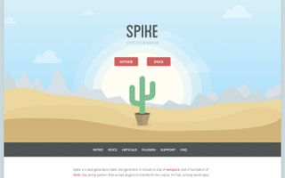 Spike homepage