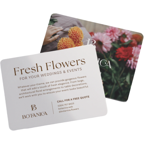 Rounded corner postcards