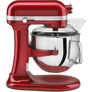 Kitchenaid stand mixer in red