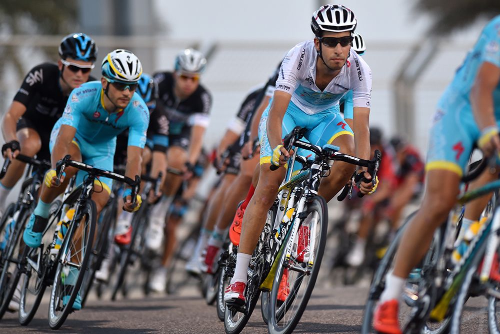 Fabio Aru (Astana) at the Abu Dhabi Tour